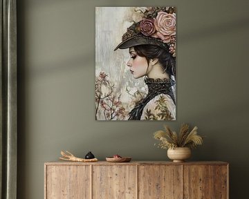 Romantisch Profiel | Vrouw Met Hoed