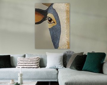 Koe Hoofd van Modern Collection