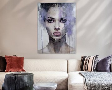 Portrait abstrait moderne sur SPEQ ART