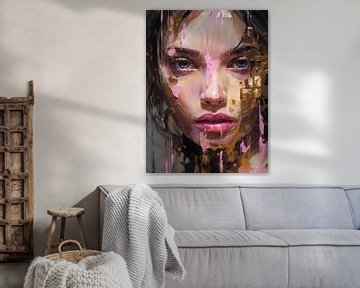 Portrait abstrait moderne sur SPEQ ART
