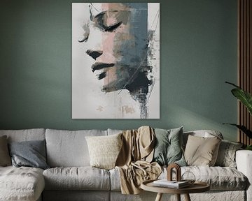Portrait abstrait moderne sur SPEQ ART