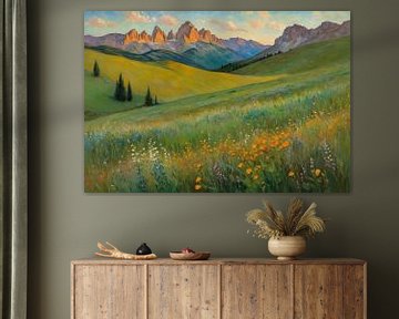 Dolomieten Zonnig Landschap van MIROKKU