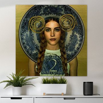 Vintage Beauty Dutch Blue