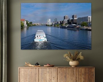 Vue sur la rivière Spree à Berlin Allemagne