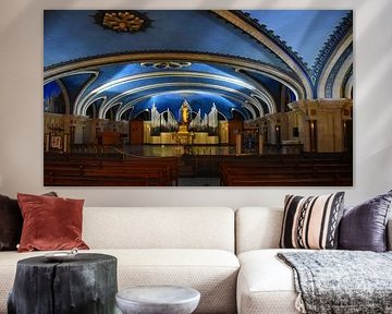 La chapelle de la cathédrale Sainte Anne,de-Beaupré sur Claude Laprise