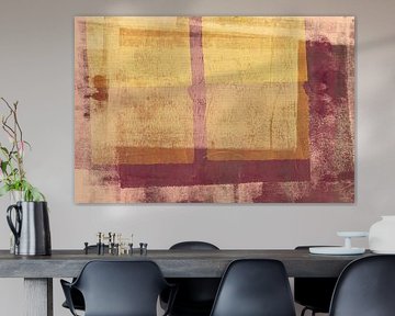 Minimal abstract with warm luminous panels by Abstract Minimalist Art