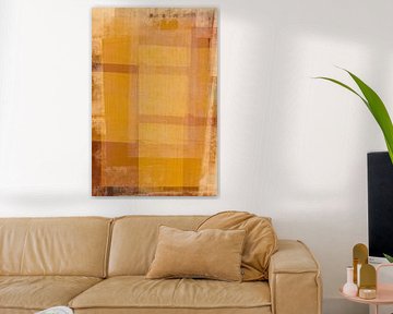 Modern geometric abstract with luminous panels by Abstract Minimalist Art