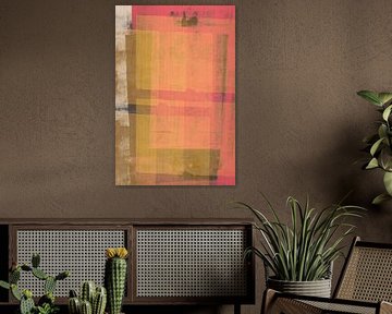 Luminous abstract with textured geometric shapes by Abstract Minimalist Art