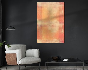 Eclectisch abstract met gloeiend licht van Abstract Minimalist Art