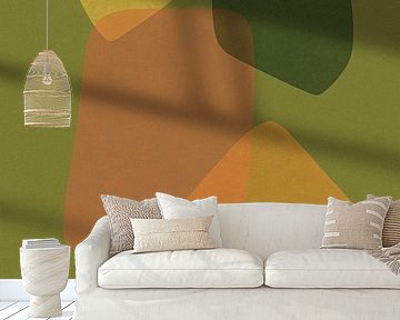 Abstract Leaf shadows