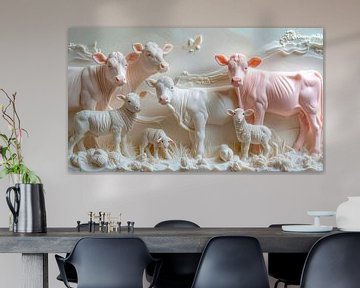 Schapen en koeien van zeep... van Ans Bastiaanssen