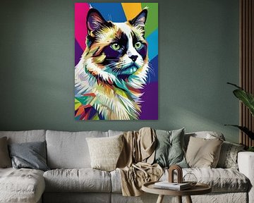 Birman Pop Art by MIROKKU