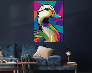 Duck Pop Art by MIROKKU