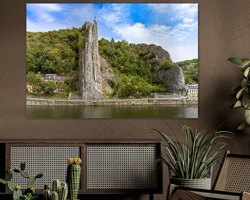 Dinant, de stad die charme en historie uitstraalt. van Patrick Fotografeert
