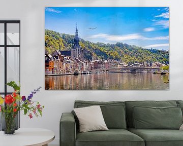 Dinant, de stad die charme en historie uitstraalt. van Patrick Fotografeert
