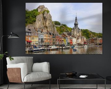 Dinant, de stad die charme en historie uitstraalt. van Patrick Fotografeert