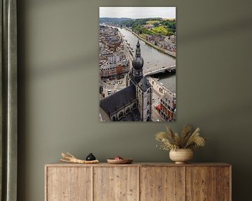 Dinant, de stad die charme en historie uitstraalt. van Patrick Fotografeert