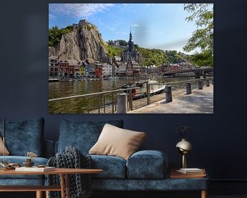 Dinant, de stad die charme en historie uitstraalt. van Patrick Fotografeert