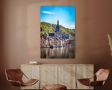 Dinant, de stad die charme en historie uitstraalt. van Patrick Fotografeert