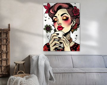 Elegante Frau