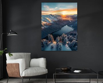 Majestueuze winterberg van rendy okta