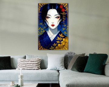 ogen van een geisha van Egon Zitter