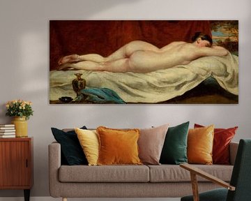 Slapende vrouwelijke naakt, William Etty
