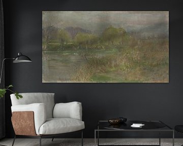 Landschap met een moeras, Karol Miloslav Lehotský