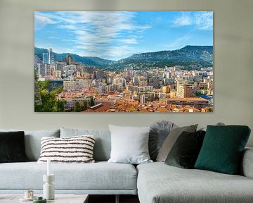 Monaco vorstendom stadsgezicht