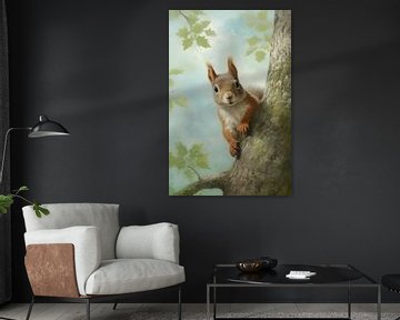 Ami dans l'arbre sur Brigitta Meijer