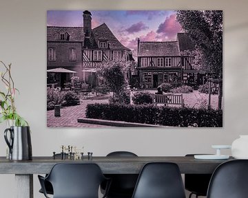 Village français aux couleurs de la lavande sur PixelPower
