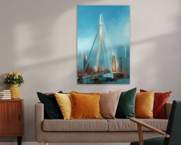Erasmusbrug in Rotterdam van ARTemberaubend