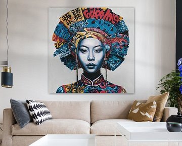 Asia Girl - Street Art - Urban 09