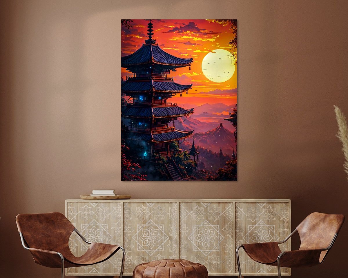 Example of the artwork in a room