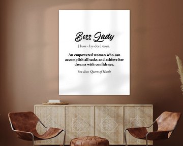 Boss Lady Mug - Empowered Frau Geschenk, Vertrauen & Motivation