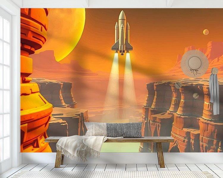 Example of the artwork in a room
