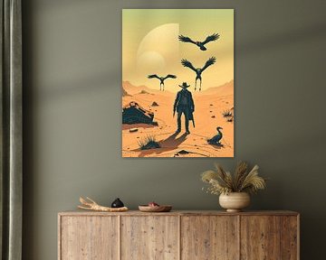 Cowboy and UFO by Bovi Okta