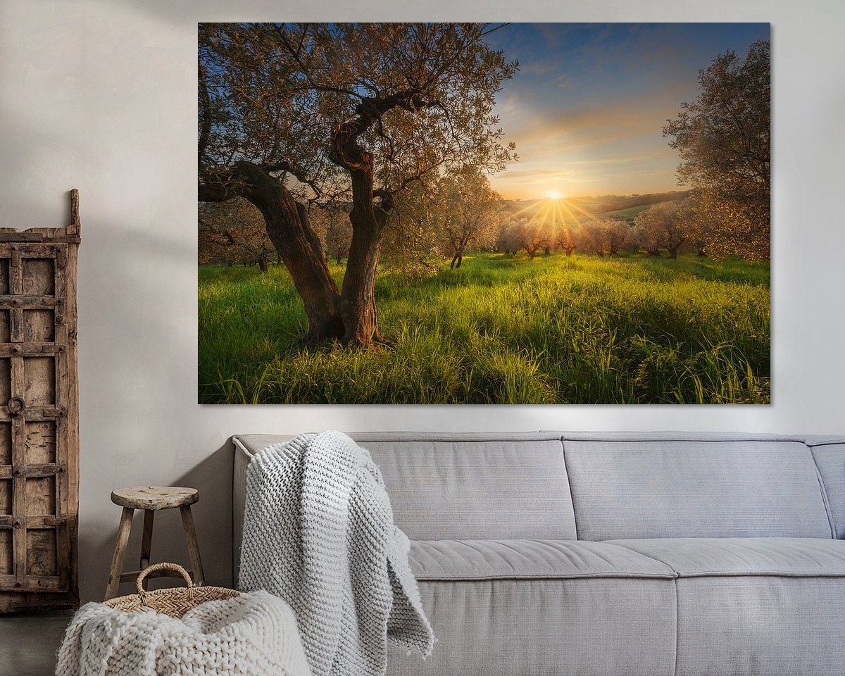 Example of the artwork in a room