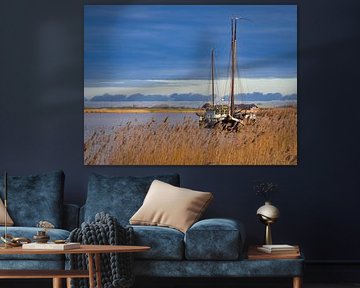 Between reeds and clouds