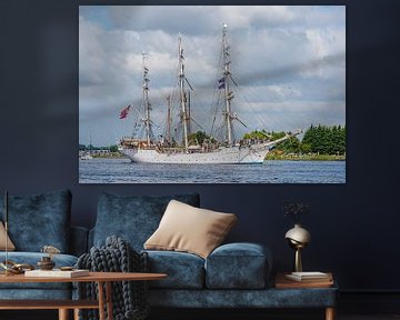 Tallship Christian Radich aus Norwegen. von Jaap van den Berg