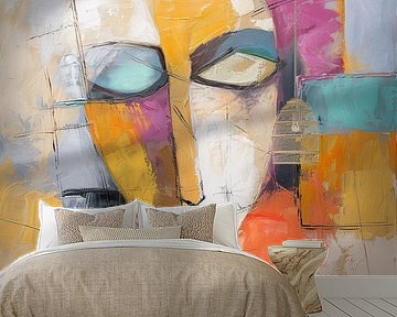 Woman Abstract by Eye catching paintings