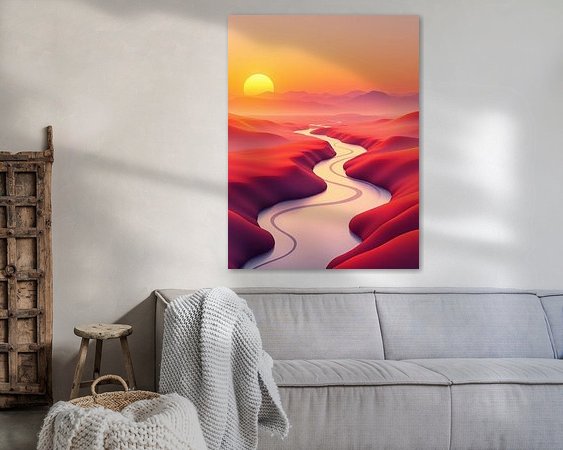 Example of the artwork in a room