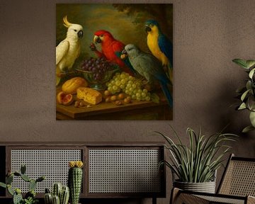 Das Papageien-Bankett von Gisela Art for You