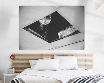Abstract black and white