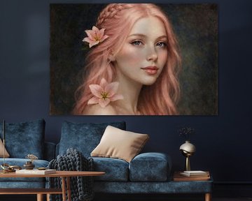 Rosa Traum mit Lilien