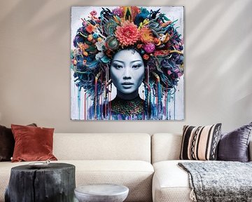 Asia Girl - Street Art - Urban 18