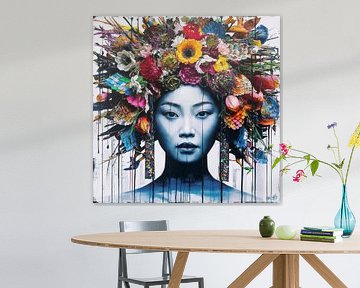 Asia Girl - Street Art - Urban 16