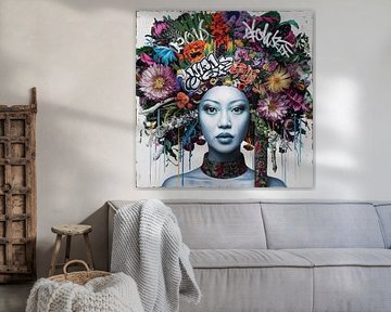 Asia Girl - Street Art - Urban 13