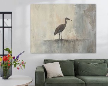 Egret | Egrettes en tons de terre