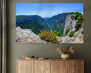 Het landschap van de Gorges du Verdon in de Provence van Sjoerd van der Wal Fotografie